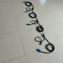 New waterproof light beam light LED Par lamp sub-wiring one drag four power cord series Hand in Hand stage lighting
