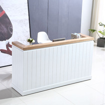 Cashier counter Simple modern small retro Nordic bar table Clothing store Beauty salon Reception desk