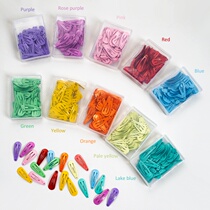 Korean childrens bbclip small female baby hairclip cute girl hair accessories Joker paint hair card bangs broken hairclip