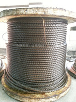 Glossy with oil 13mm hemp core wire rope lifting crane driving electric hoist gantry crane special oily rope