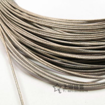 0 8mm wrapped diameter 1mm plastic coated steel wire rope 7*7 plastic coated plastic coated multi-strand stainless steel wire rope
