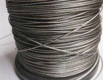 304 stainless steel 7*7 structure wire rope diameter 0 6mm