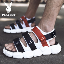 Floral Playboy Mens sandals 2021 New ins Tide Summer Outwear Sports Casual Men Beach Cool Slippers