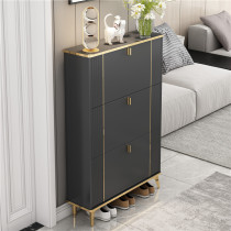 Modern light luxury ultra-thin shoe cabinet home door outside large capacity dump bucket porch cabinet simple storage shoe rack