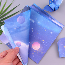 Good table friend * Square color starry rabbit Thousand Paper Crane Origami student hand-folded paper material love jam