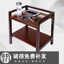 High-end mahjong machine tea table tea rack chess and card room teahouse special accessories mahjong table next to the table corner coffee table