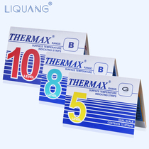 British thermax imported temperature paper thermal temperature test paper solid high temperature patch reversible 5 grid 8 grid 10