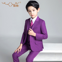 Childrens suits boys flower children costumes small suits three-piece catwalk piano spring and autumn