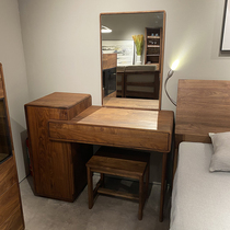 Top 100 New Deborg solid wood bedroom Series Solid Wood dressing table multi-function small apartment solid wood dressing table