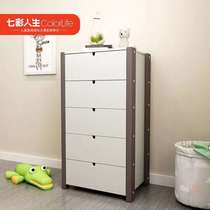 Multi-functional lockers for seven-color life solid wood childrens fighting cabinet