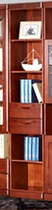 Guangming furniture all solid wood bookcase bookshelf combination American ash wood bookcase corner bookcase single door cabinet
