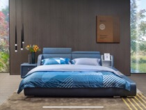 Wolma bedding modern minimalist fabric tatami function storage soft bed storage double removable 8010B