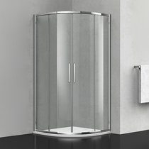 Rose Island FB-S442 very narrow frame fan-shaped arc shower room