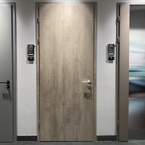 Holtz modern simple style single door solid wood composite door