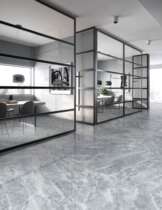 Dongpeng ceramic tile YG806805 raw stone explosion style castle gray porcelain throwing brick Living room tile floor tile Floor tile