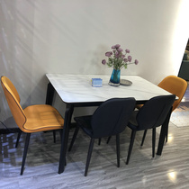 (Location Tongan Quality Assurance) Tess Noble Rock Board Stone Minimalist Wind Table Fashion 100 Dining Chair 4