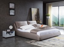 Morini Zhiai Cloth Bed Modern Simple Light Luxury Soft Bed