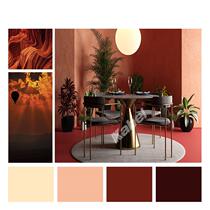 Capelli brand whole house quality beautiful modern traditional simple and generous art paint Milan velvet lotus root powder color