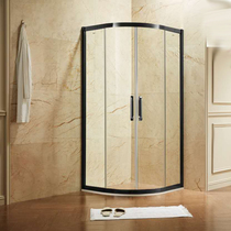 Rose Island Shower Room BR6-S442 Fan-shaped Shower Room Dry and Wet Separation Tempered Glass Safe and Easy to Clean