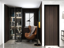 European style minimalist modern light luxury wood door