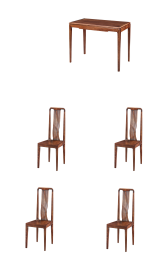 Golden Sea A602 Dining Table A602 Dining Chair * 4 of the