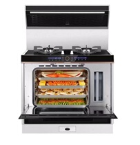 Martian integrated stove energy-saving multi-energy steam baking machine gas stove glass countertop natural gas E5BX