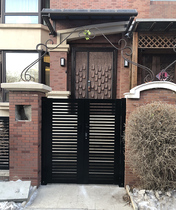 Pellop courtyard aluminum alloy horizontal gate garden villa door electric sliding door folding door New Chinese modern courtyard door