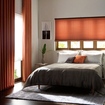 Tichuan Japan imported living room bay window modern fireproof flame retardant shade net red curtain fabric insulation ins Wind