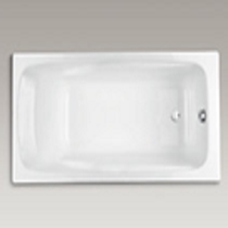 Kohler Wuxi xi hu Road REPOS ripple 1 6 m cast iron bathtub (without armrests hole) 18200T-0