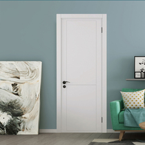 North American modern TATA wooden door minimalist minimalist bedroom door lacquered silent door @003