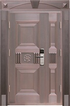 Elegant and elegant steel security door XTM-W-1006 (brief wind) (steel door type matching)
