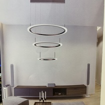 Op integrated ceiling Aopu Jane chandelier 3 layers do not hurt the eyes