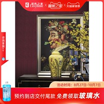 Ai is a wall cloth a light luxury background wall one square meter