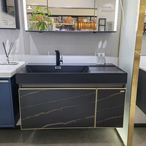 Langjing bathroom cabinet Lauren black rock extremely simple wind BF1053-100
