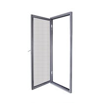 Gable window mesh self-installed inner window Diamond net custom household aluminum alloy steel sand mesh with lock anti-mosquito robbery flat sand window