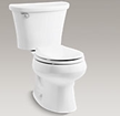 Kolkavita 4 2-liter five-stage cyclone green energy split toilet 305mm pit distance 3862T-CW-0