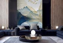 Environmental protection seamless porch background wall