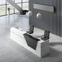 Company front desk Reception desk Welcome desk Information desk Simple cashier Bar custom office counter desk
