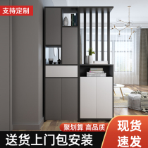 Custom entry door entrance partition hall cabinet modern simple double-sided wall living room screen small apartment brake block