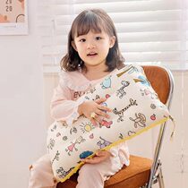 Soothing Doudou pillow Childrens cotton pillow Newborn baby double-sided available four seasons universal cotton cartoon nap pillow