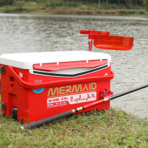 Shanghai mermaid four feet lift can sit 28l liters fishing box multi-function fishing fish box Fishing gear bucket fishing supplies