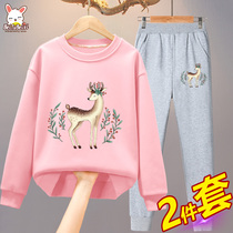 Girl Spring Clothing Suit 2022 New Children Spring Autumn Children Clothes Girls Clothes Great Children Spring Sports Womens Clothing Spring