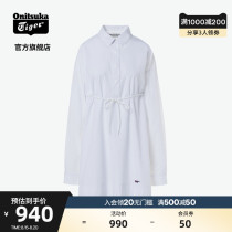  New product]Onitsuka Tiger Onitsuka Tiger official womens fresh short shirt dress 2182A582