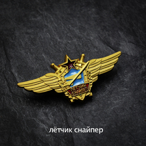 Soviet Su Jun Air Flight Air Force Sniper Badge Pilot Command Medal