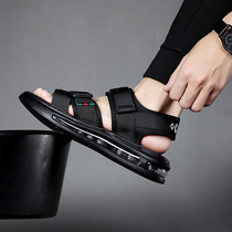 Mens sandals 2022 new summer leisure sports beach thick bottom sandals trendy 100 lap outside wearing sandals men