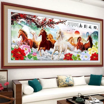 新中式八骏图-新中式八骏图促销价格、新中式八骏图品牌- 淘宝