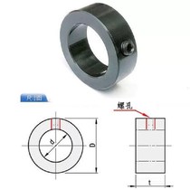 No. 45 carbon steel metal spacer fixing ring bushing bearing thrust ring locking retainer hole 8 10 to hole 5