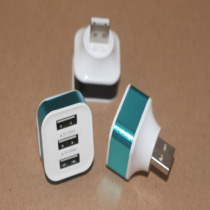 3usb splitter Three multi-vehicle adapter extender 2 0 car hub external hub interface charging head