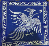 Batik fabric Danzhai batik clothes processing scarf processing batik private custom batik pattern design and production