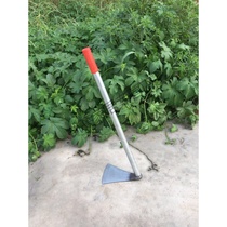 Household small hoes in addition to all-steel thickened wasteland digging planting vegetables outdoor small garden art portable digging bamboo shoots agricultural tools